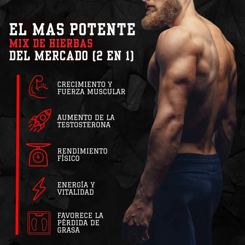 Recupera tu virilidad, potencia y confianza con Turkesterone. ¡Mejora ahora!🔥🍆