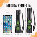 Linterna táctica con zoom: ultra potente y de largo alcance 🔦
