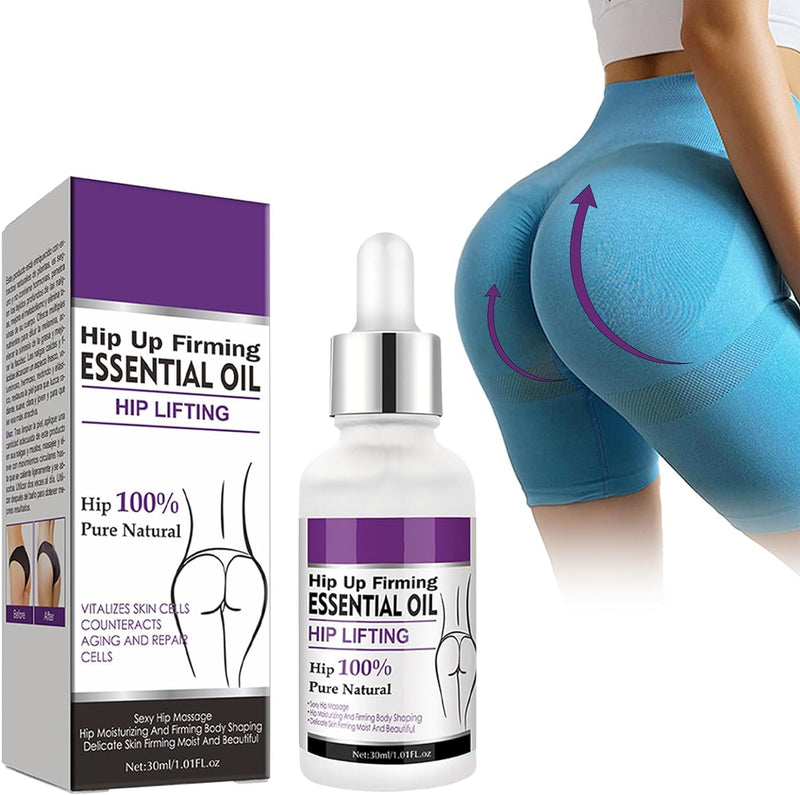 🔥 ¡Levanta, Moldea y Seduce con cada gota! 🍑 Descubre el poder del Aceite Reafirmante de Glúteos "Poder Latino"