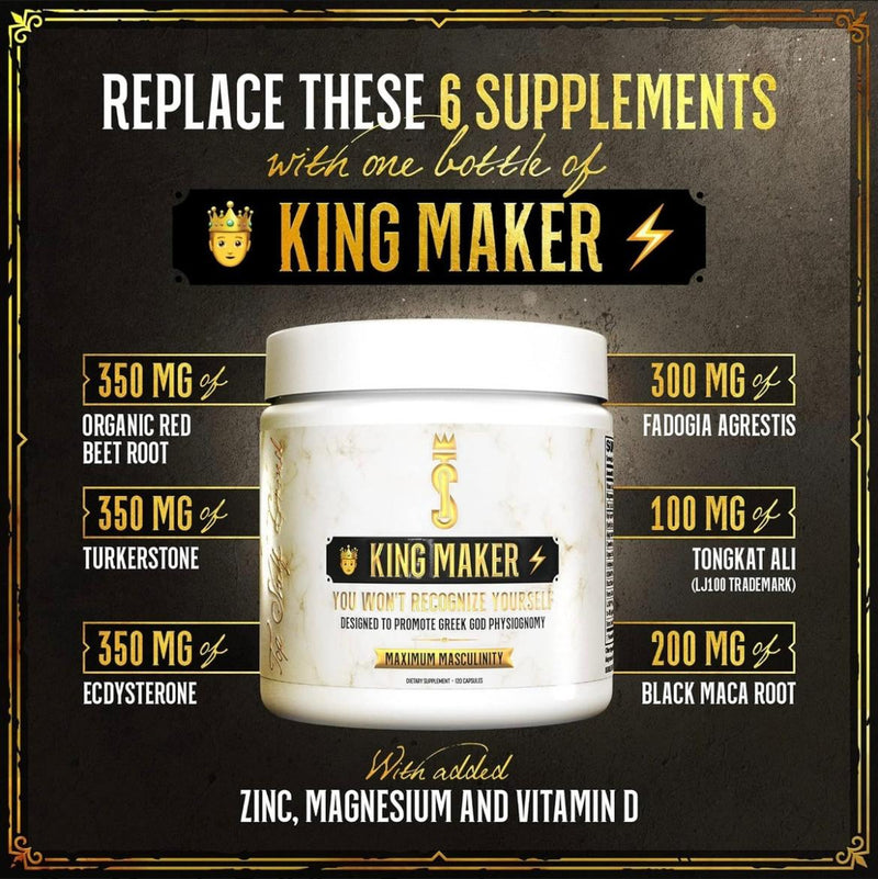 Recupera tu virilidad, potencia y confianza con King Maker. ¡Mejora ahora!🔥🍆