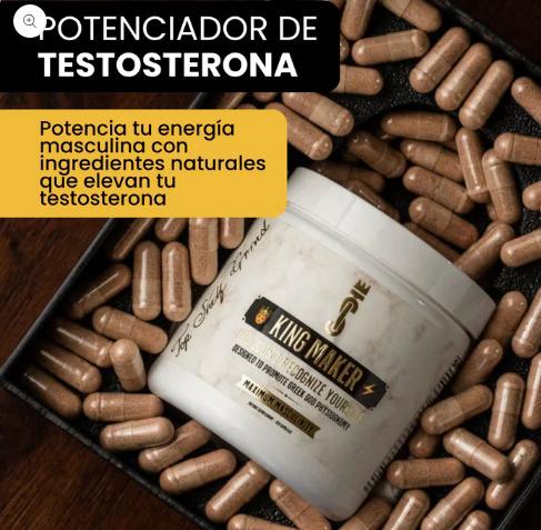 Recupera tu virilidad, potencia y confianza con King Maker. ¡Mejora ahora!🔥🍆
